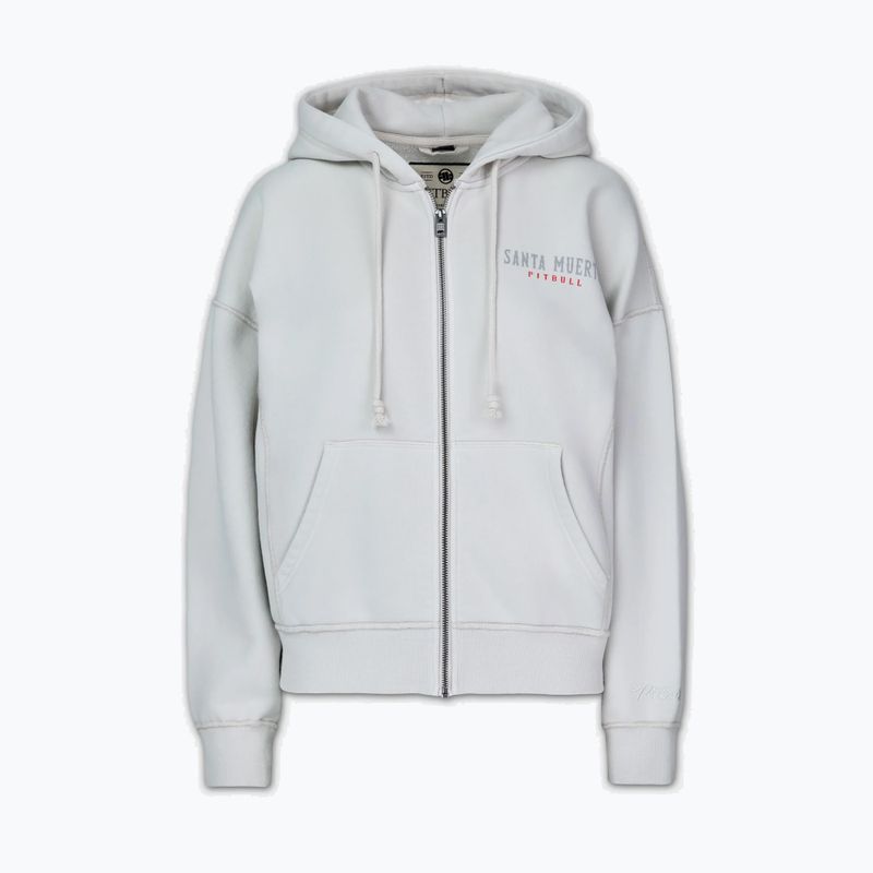 Bluză pentru femei Pitbull Santa Muerte Hooded Zip white stone 8