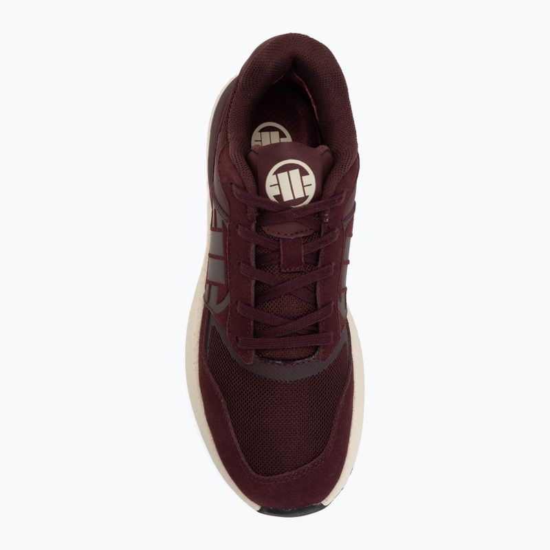 Încălțăminte pentru bărbați Pitbull Encino dark burgundy 5