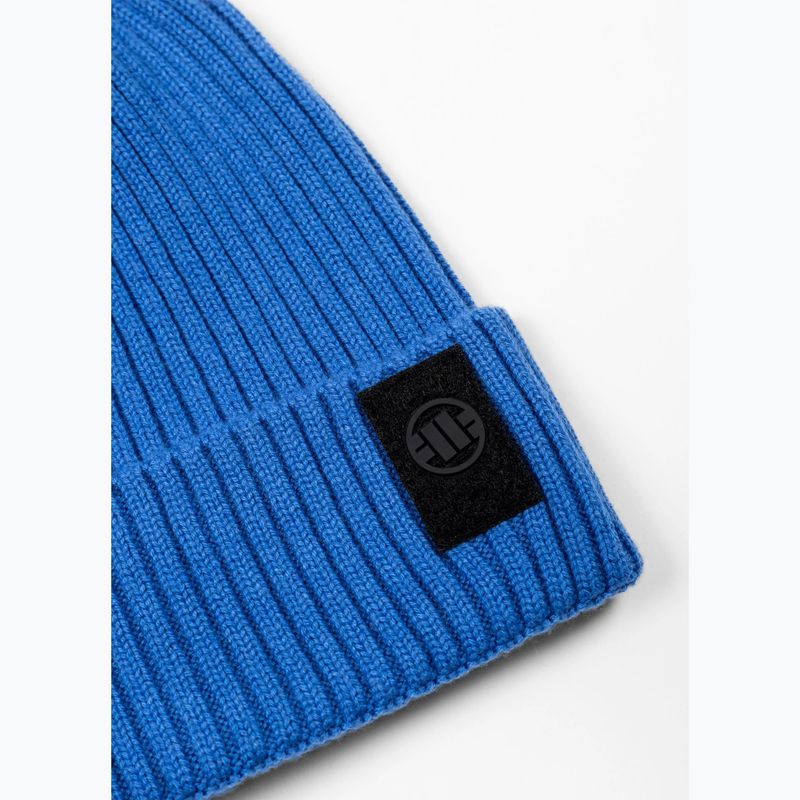 Căciulă de iarnă Pitbull Beanie Velcro Logo royal blue 2