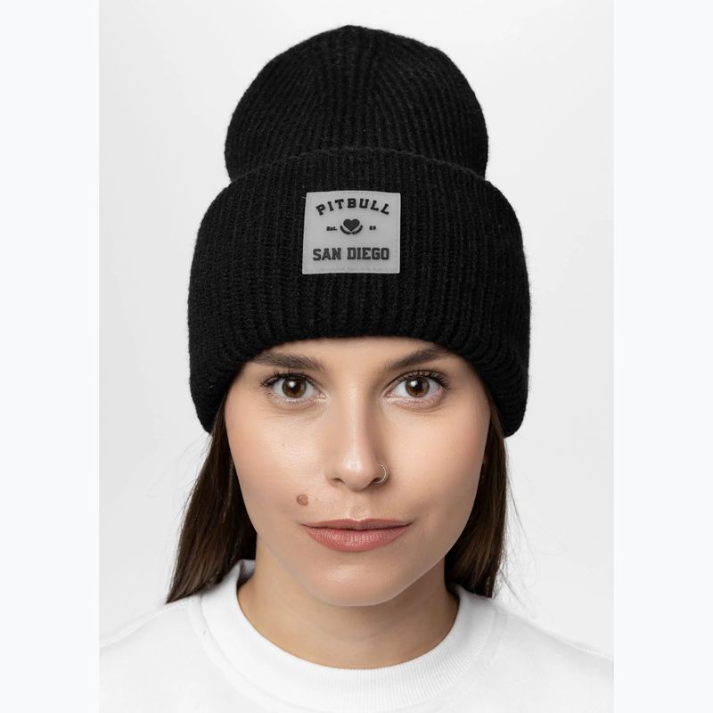 Căciulă de iarnă Pitbull Beanie Love PB black 3