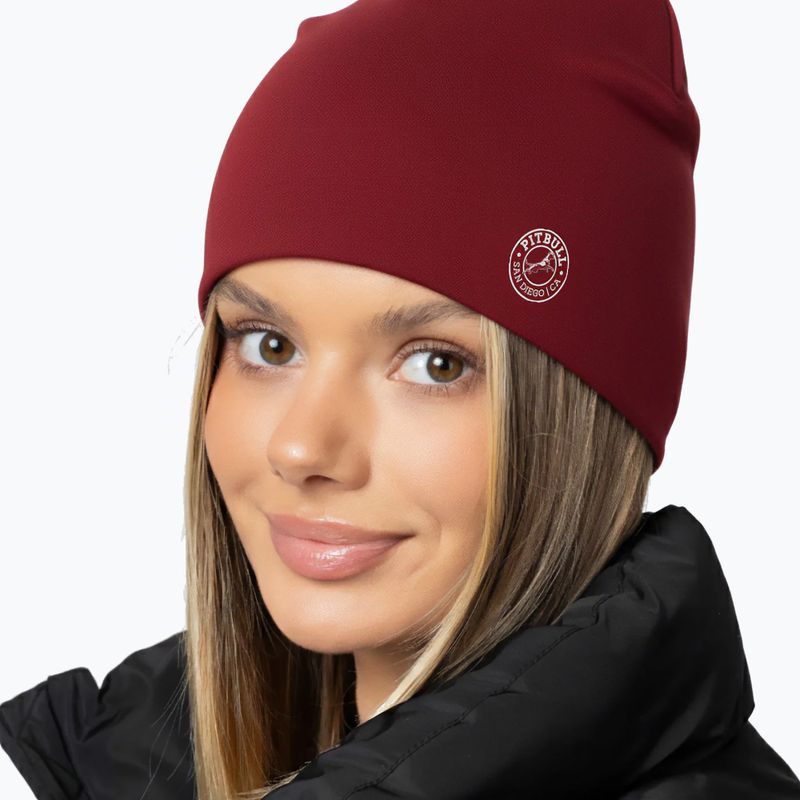 Căciulă de iarnă Pitbull San Diego Ca Beanie burgundy 4