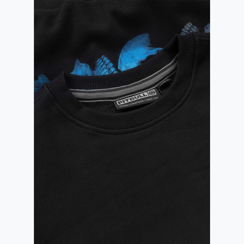 Bluză pentru bărbați Pitbull Crewneck Guardian Angel black 3