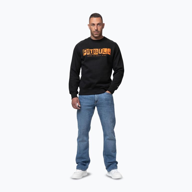 Bluză pentru bărbați Pitbull Crewneck Blacky black 2