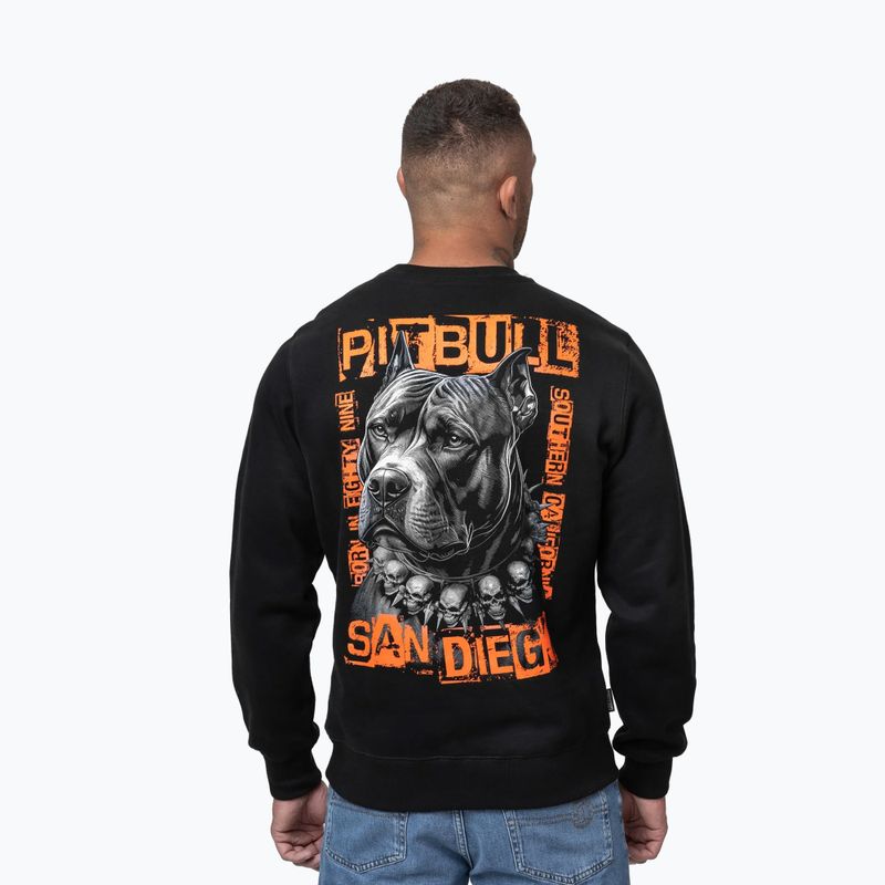 Bluză pentru bărbați Pitbull Crewneck Blacky black 3