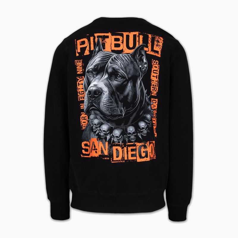 Bluză pentru bărbați Pitbull Crewneck Blacky black 6
