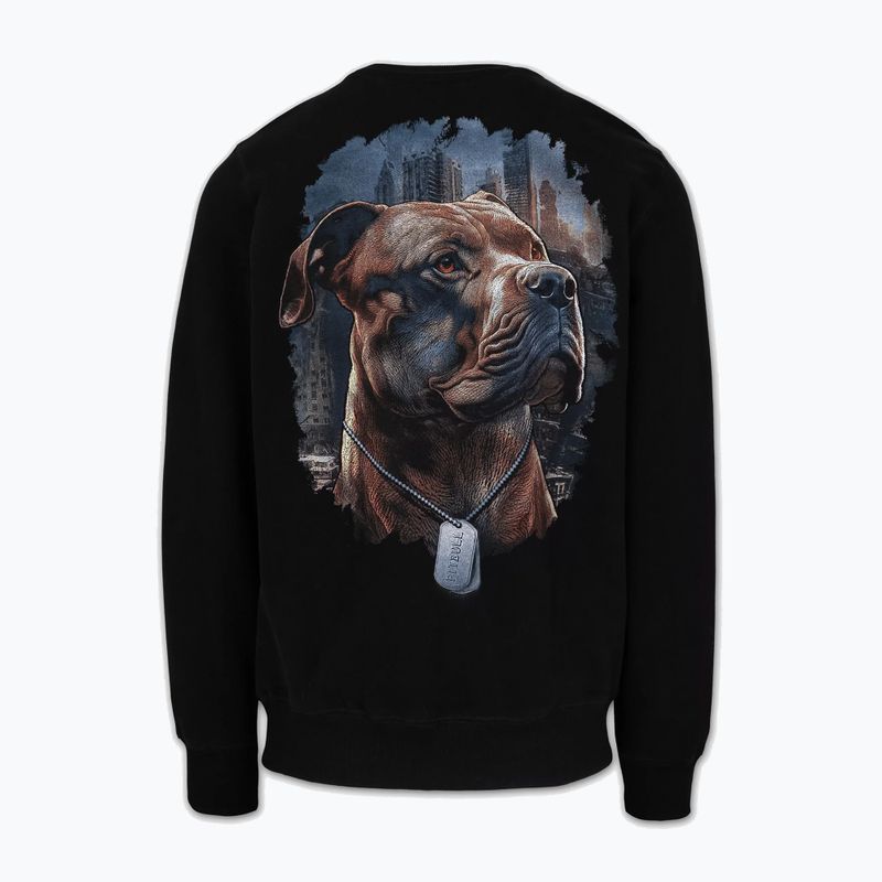 Bluză pentru bărbați Pitbull Crewneck Hero black 2