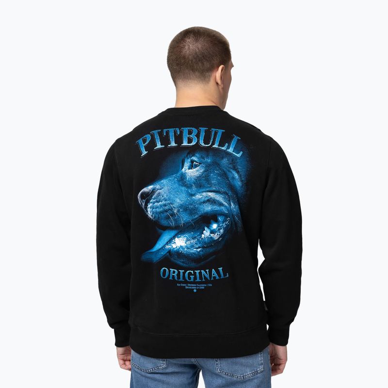 Bluză pentru bărbați Pitbull Crewneck Midnight black 3