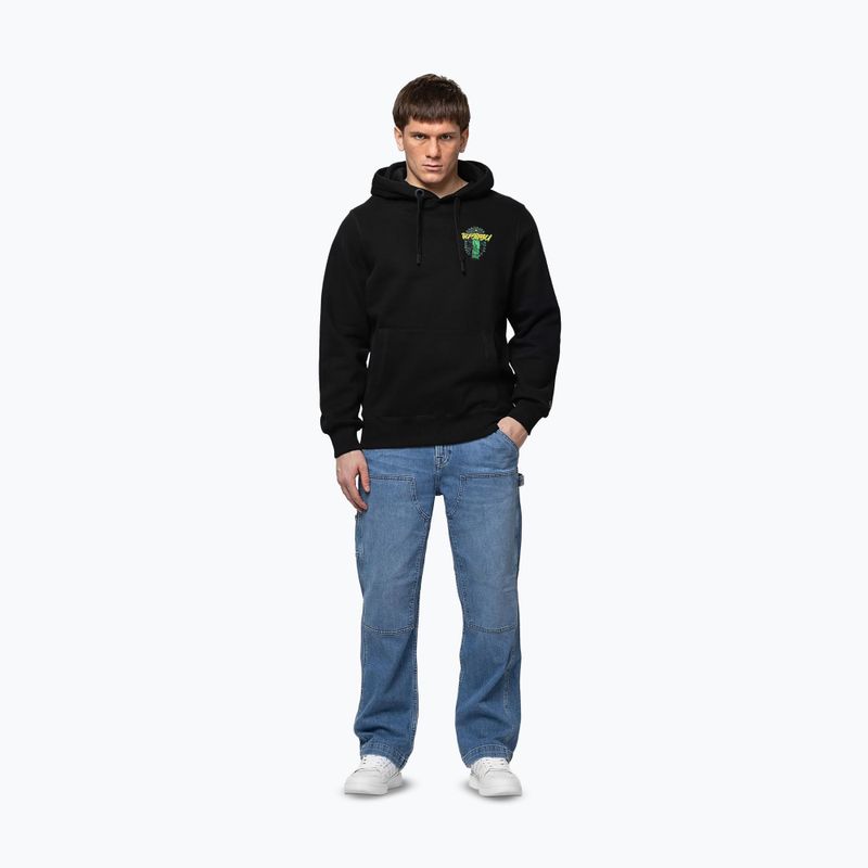 Bluză pentru bărbați Pitbull Bjj Fight Dvsn Hooded black 2