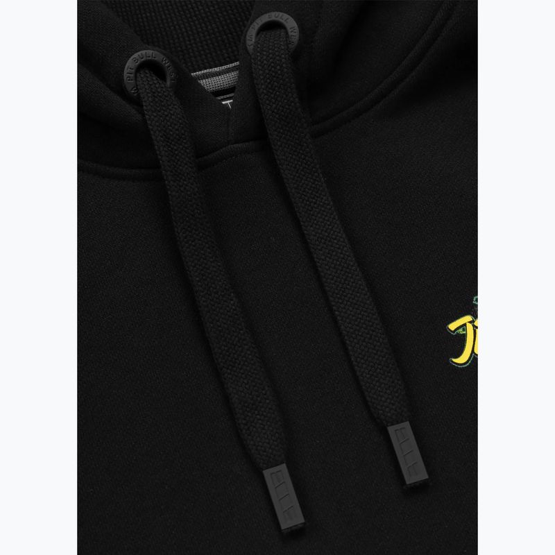 Bluză pentru bărbați Pitbull Bjj Fight Dvsn Hooded black 3