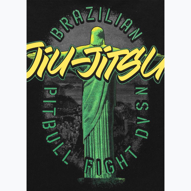 Bluză pentru bărbați Pitbull Bjj Fight Dvsn Hooded black 5