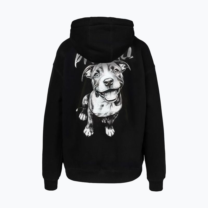 Bluză pentru femei Pitbull Puppy 2 Hooded black 2