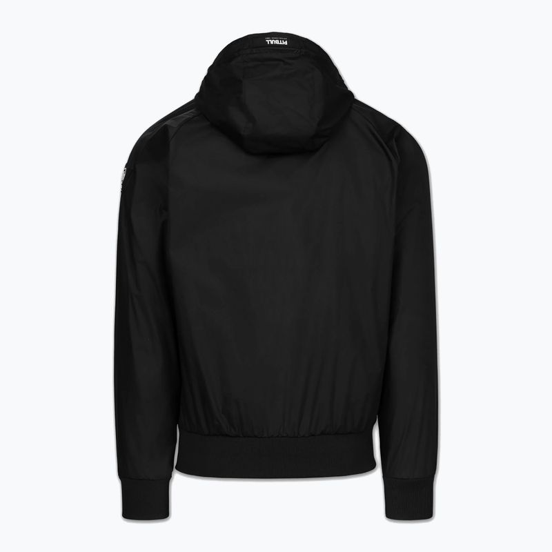 Geacă pentru bărbați Pitbull Athletic Logo Nylon Hooded black 6