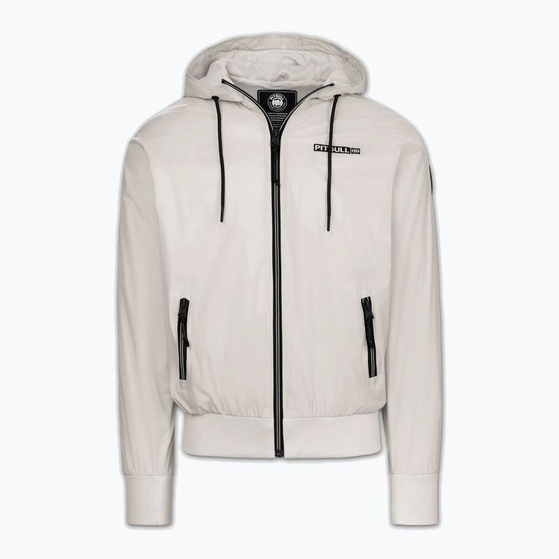 Geacă pentru bărbați Pitbull Athletic Logo Nylon Hooded light sand 5