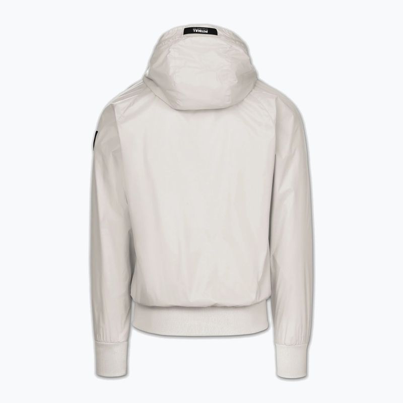 Geacă pentru bărbați Pitbull Athletic Logo Nylon Hooded light sand 6