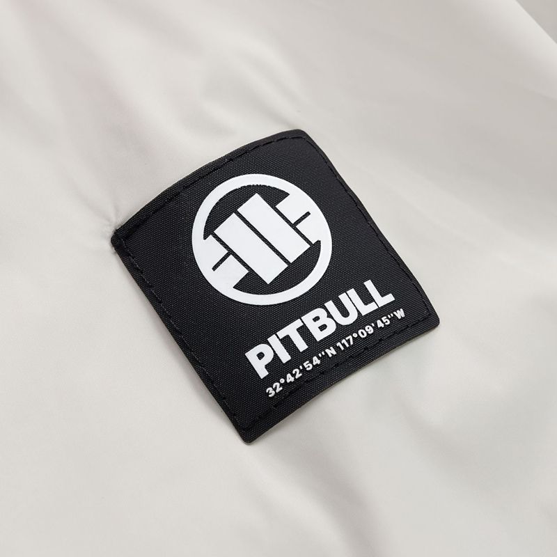 Geacă pentru bărbați Pitbull Athletic Logo Nylon Hooded light sand 10