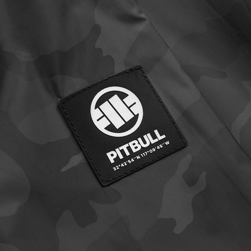 Geacă pentru bărbați Pitbull Athletic Logo Nylon Hooded black 11