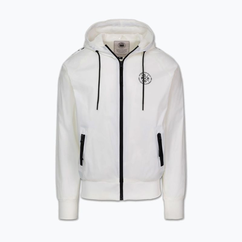 Geacă pentru bărbați Pitbull Athletic Tape Nylon Hooded off white 4