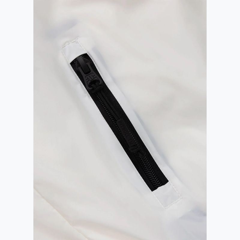 Geacă pentru bărbați Pitbull Athletic Tape Nylon Hooded off white 11