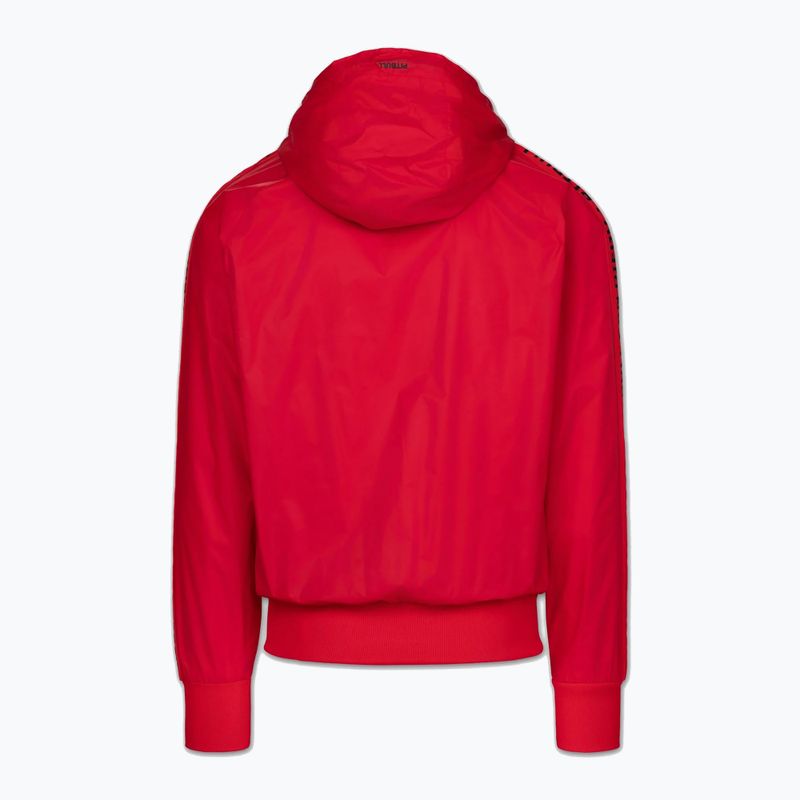 Geacă pentru bărbați Pitbull Athletic Tape Nylon Hooded red 7