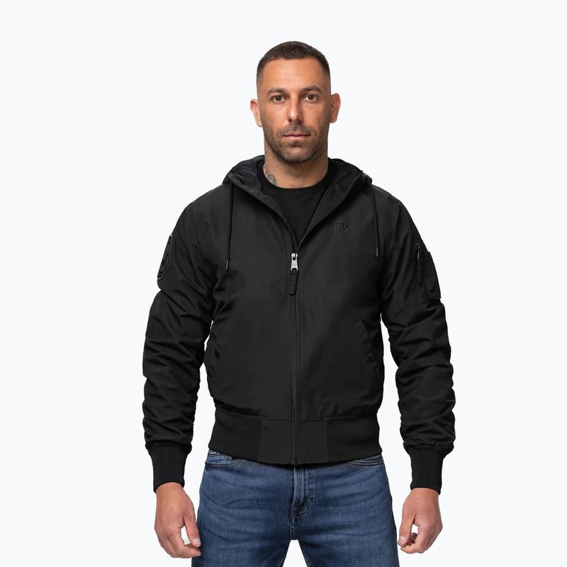 Geacă pentru bărbați Pitbull Hooper Hooded black 4