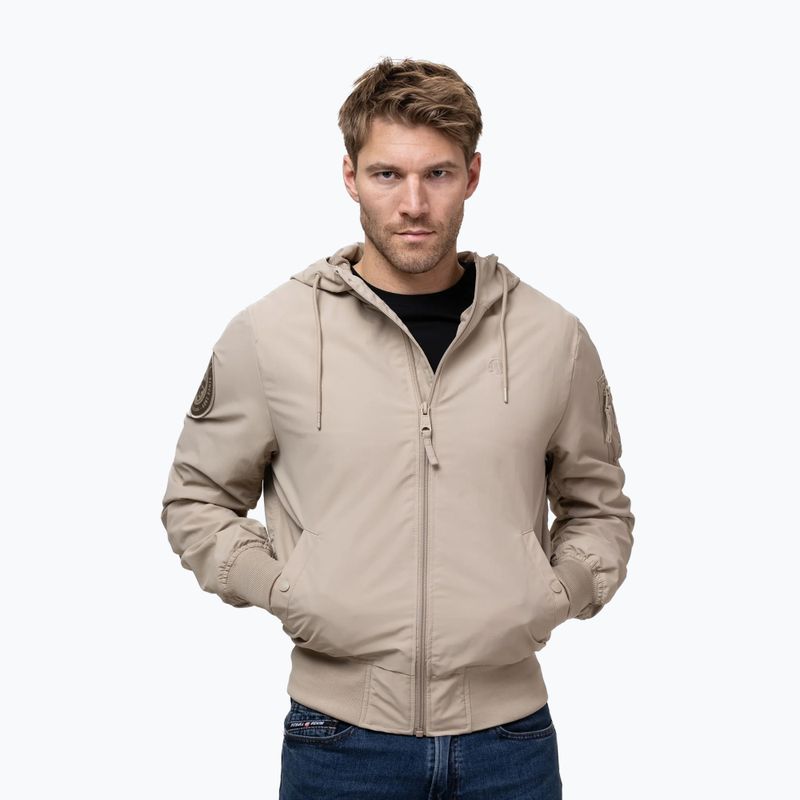 Geacă pentru bărbați Pitbull Hooper Hooded sand 4