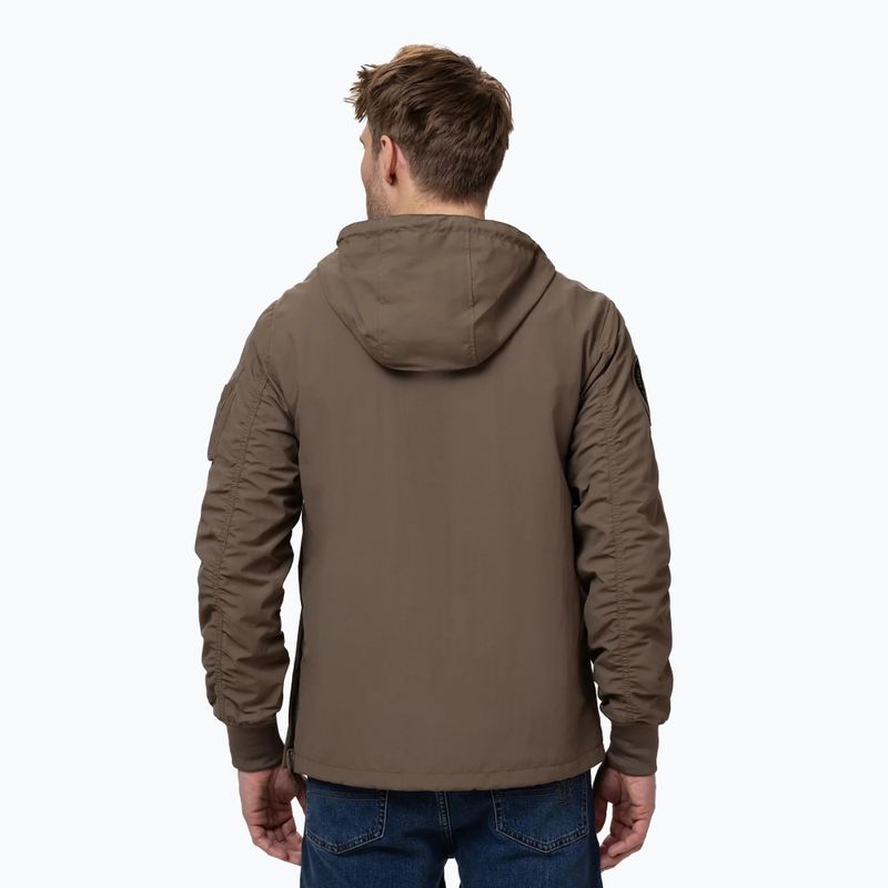Geacă pentru bărbați Pitbull Meandro Kangaroo dark brown 3