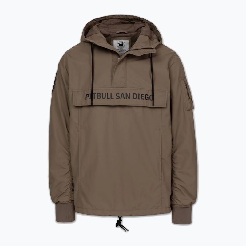 Geacă pentru bărbați Pitbull Meandro Kangaroo dark brown 4