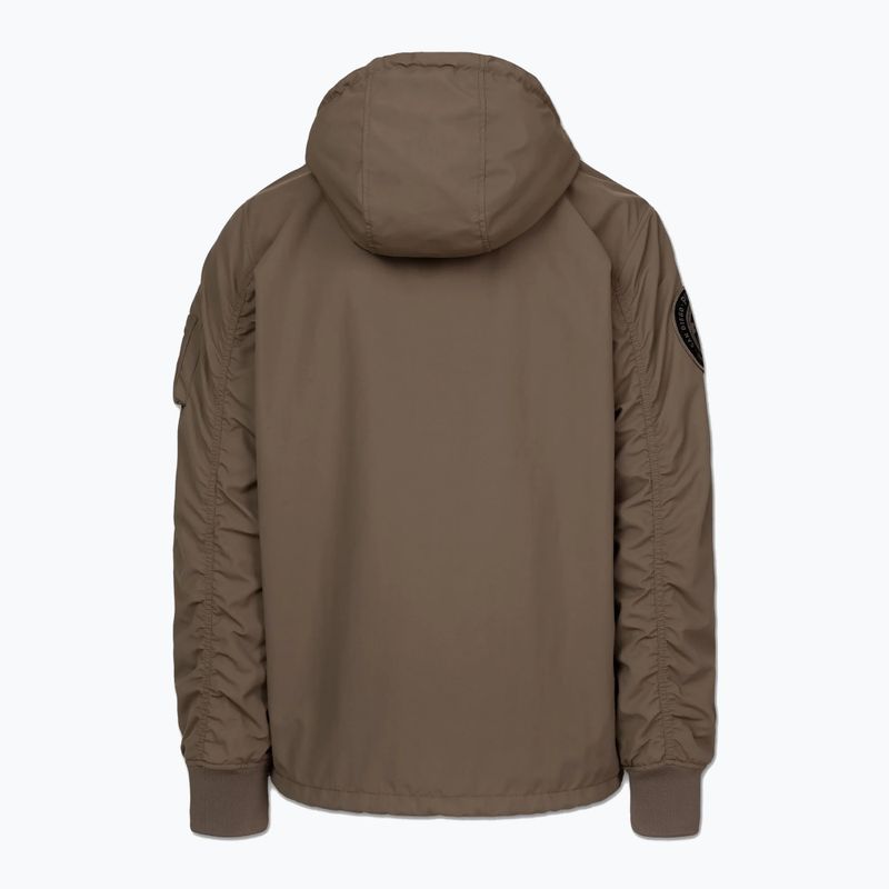 Geacă pentru bărbați Pitbull Meandro Kangaroo dark brown 5