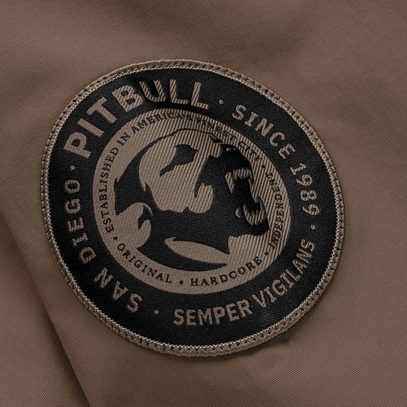 Geacă pentru bărbați Pitbull Meandro Kangaroo dark brown 9