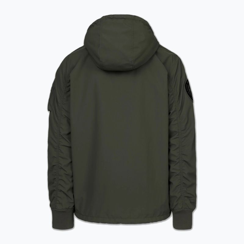 Geacă pentru bărbați Pitbull Meandro Kangaroo dark olive 4