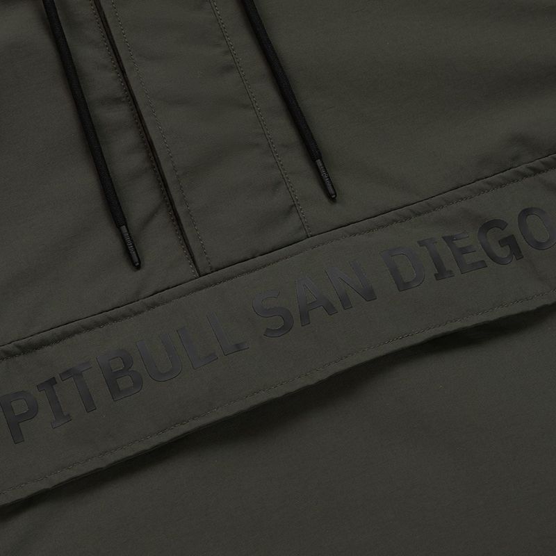 Geacă pentru bărbați Pitbull Meandro Kangaroo dark olive 7