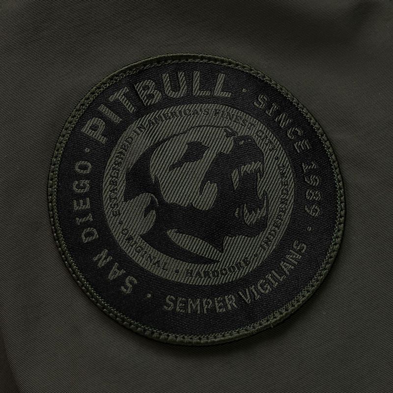 Geacă pentru bărbați Pitbull Meandro Kangaroo dark olive 10