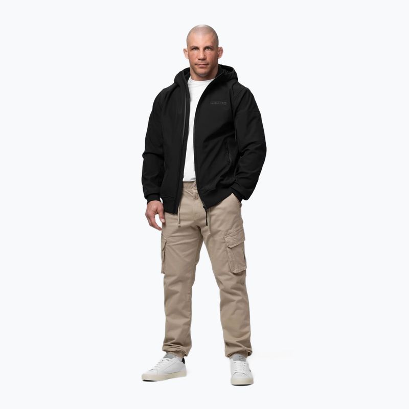 Geacă pentru bărbați Pitbull Roscoe Softshell black 2