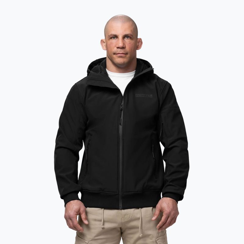 Geacă pentru bărbați Pitbull Roscoe Softshell black 4