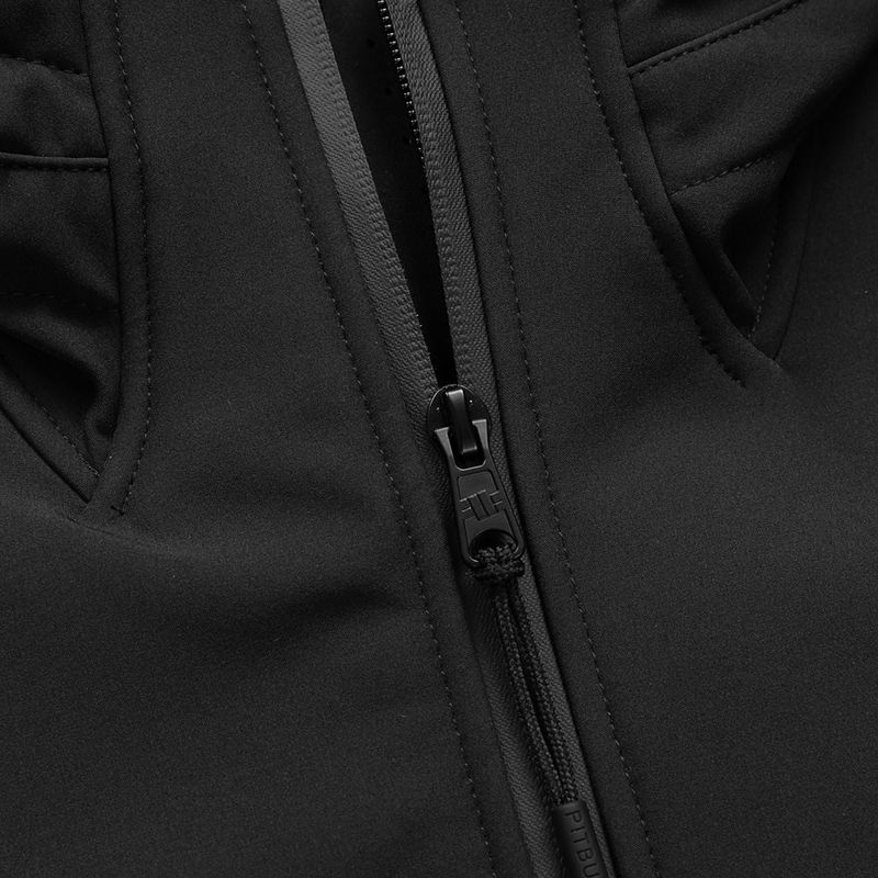 Geacă pentru bărbați Pitbull Roscoe Softshell black 7
