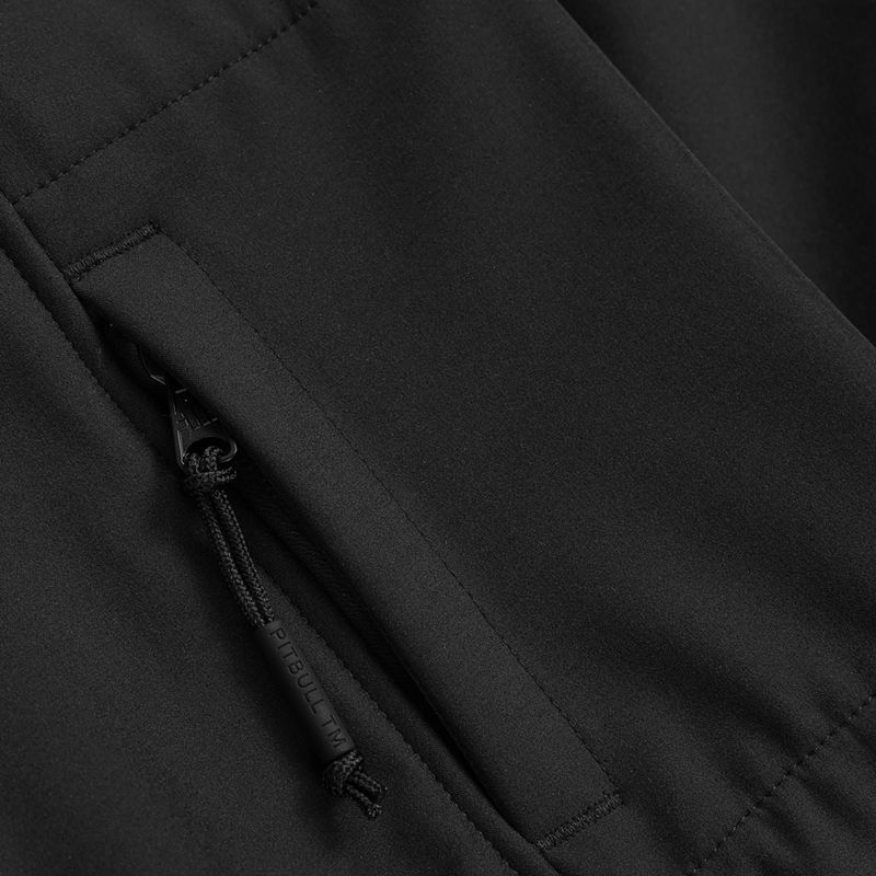 Geacă pentru bărbați Pitbull Roscoe Softshell black 10