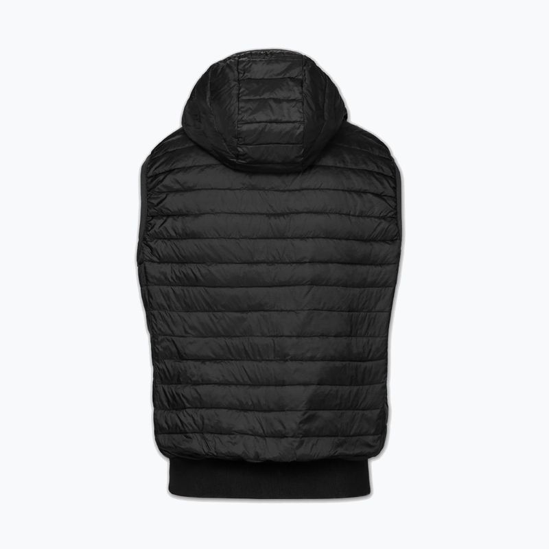 Vestă pentru bărbați Pitbull Hofer Hybrid Padded Hooded black 6