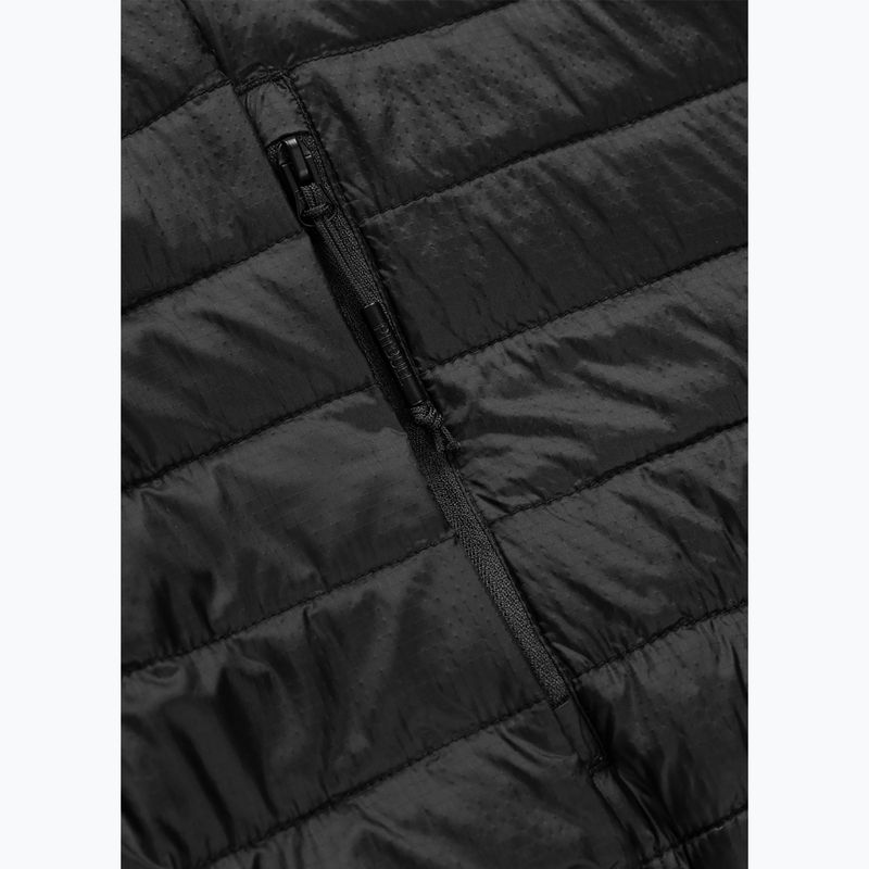 Vestă pentru bărbați Pitbull Hofer Hybrid Padded Hooded black 8