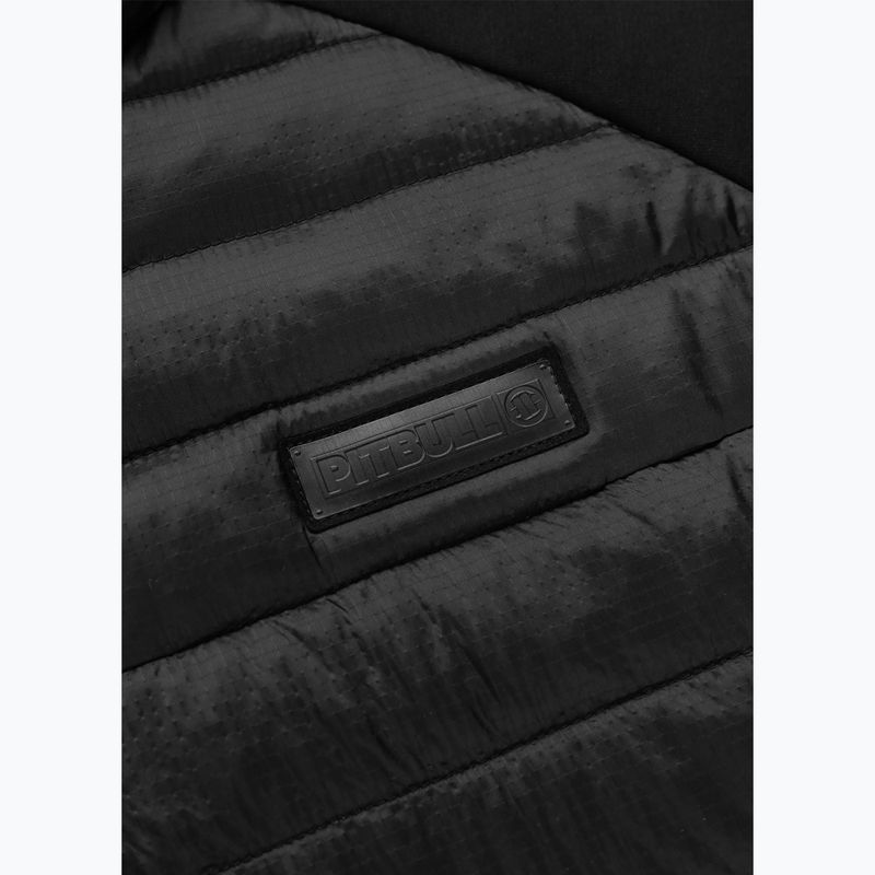 Vestă pentru bărbați Pitbull Hofer Hybrid Padded Hooded black 9