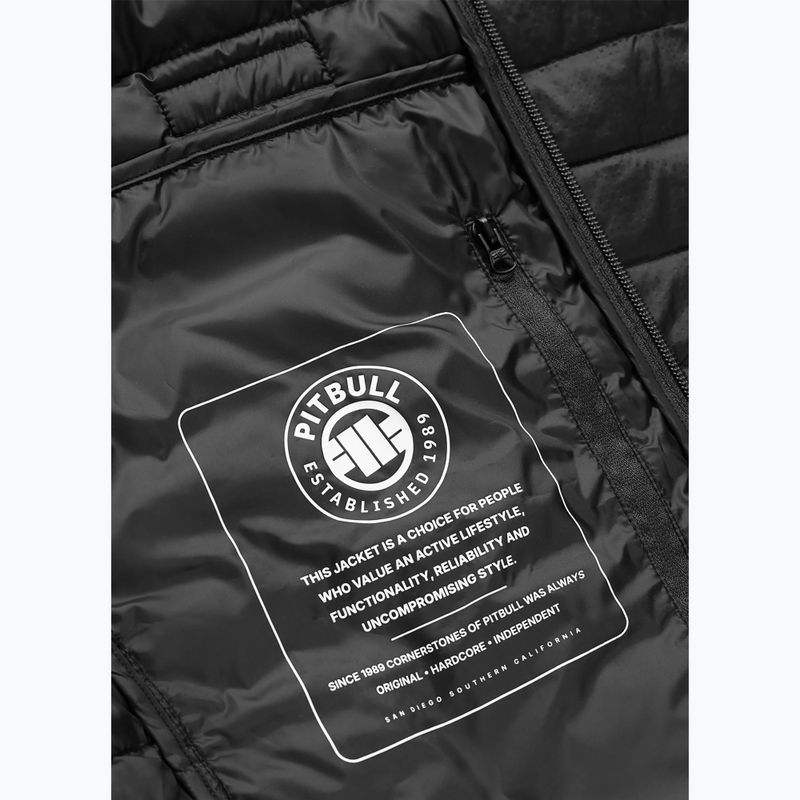 Vestă pentru bărbați Pitbull Hofer Hybrid Padded Hooded black 10