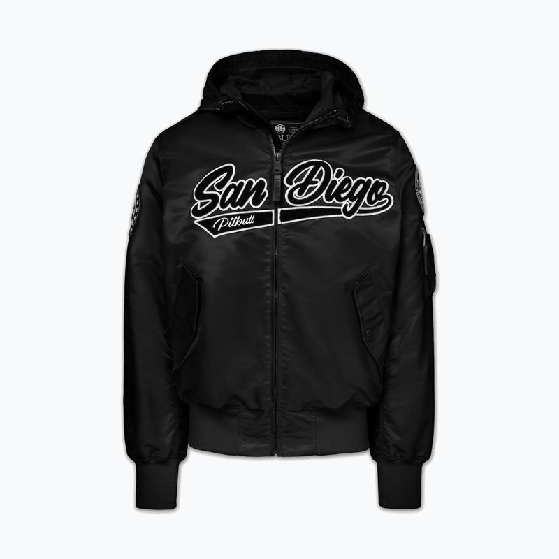 Geacă pentru bărbați Pitbull Aero Flight Hooded black 6