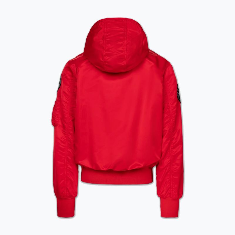 Geacă pentru bărbați Pitbull Aero Flight Hooded fluo/red 6
