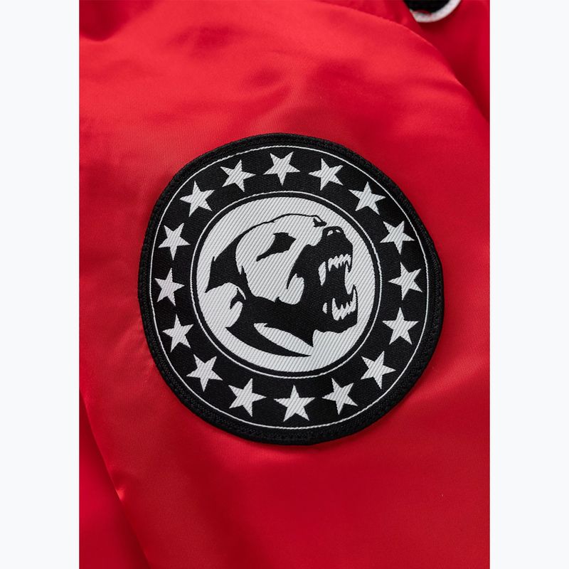 Geacă pentru bărbați Pitbull Aero Flight Hooded fluo/red 9