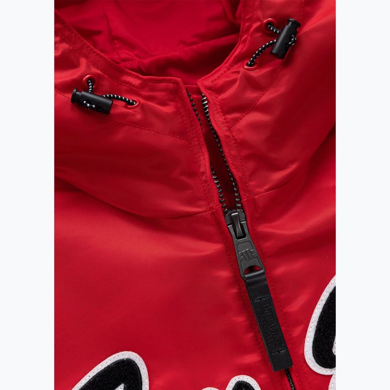 Geacă pentru bărbați Pitbull Aero Flight Hooded fluo/red 14
