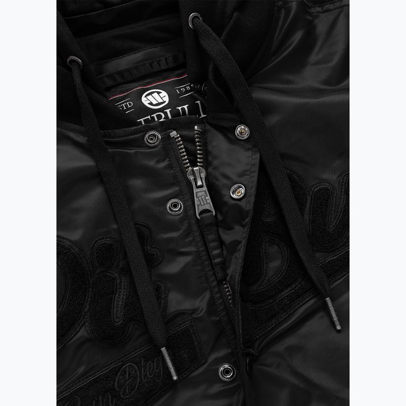 Geacă pentru bărbați Pitbull Mason San Diego Baseball Hooded black 7