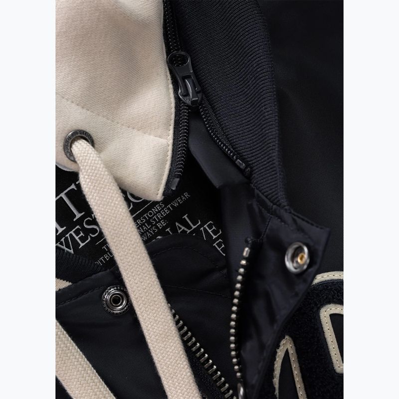 Geacă pentru bărbați Pitbull Mason San Diego Baseball Hooded dark navy/beige 10