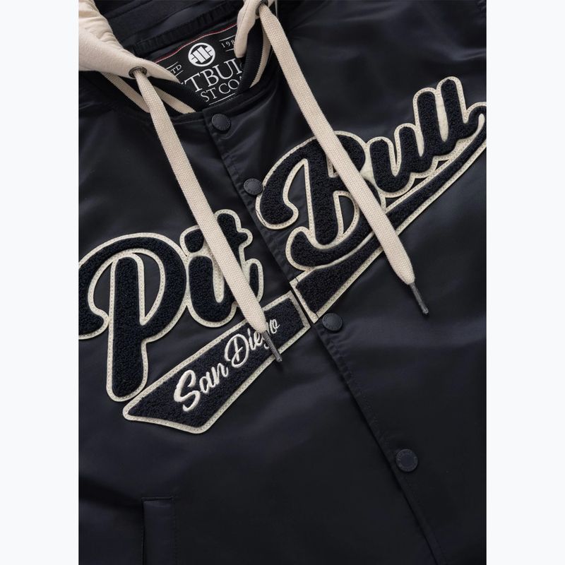 Geacă pentru bărbați Pitbull Mason San Diego Baseball Hooded dark navy/beige 13