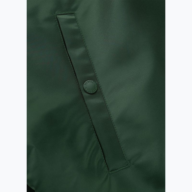 Geacă pentru bărbați Pitbull Mason San Diego Baseball Hooded bottle green/beige 12