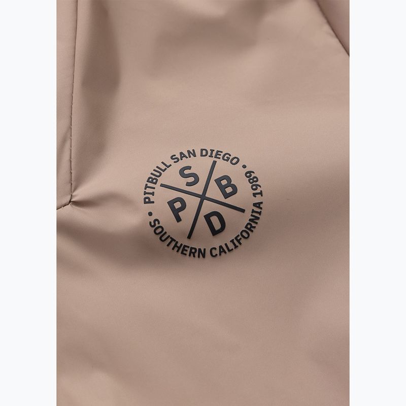 Geacă pentru femei Pitbull Aaricia Stripes Nylon Hooded dark sand 7