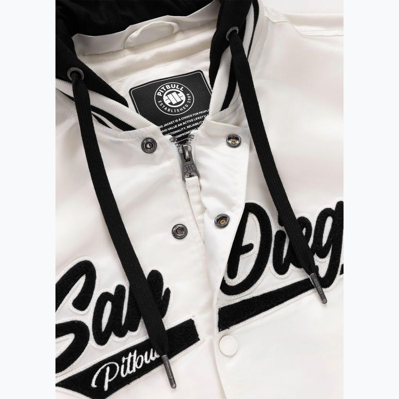 Geacă pentru femei Pitbull Angela San Diego Hooded Varsity off white 7
